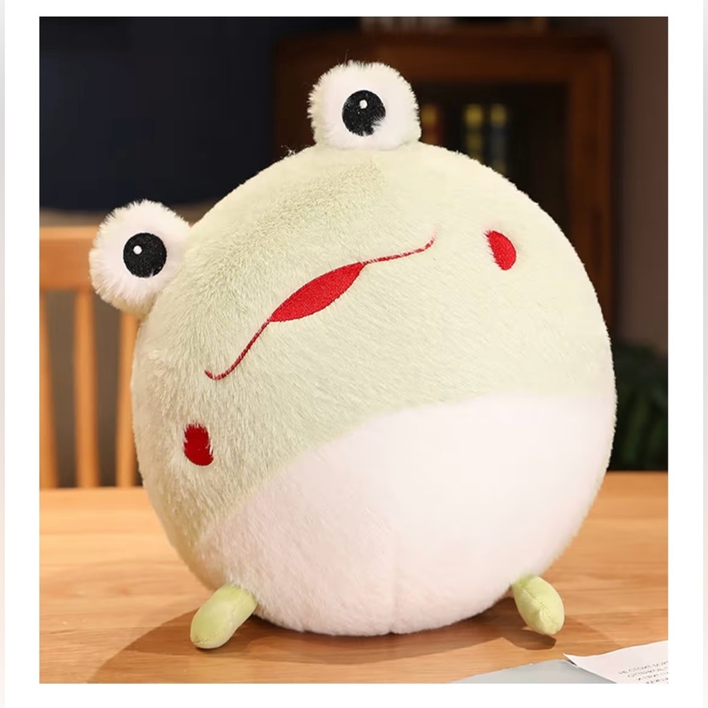 Soft Frog Hugging Pillow Brand New